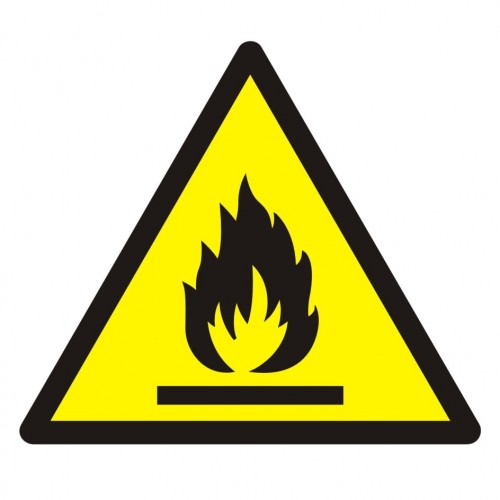 Ostrzeżenie przed substancjami łatwopalnymi